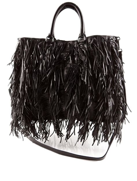 prada fringe handbags|100 year old prada.